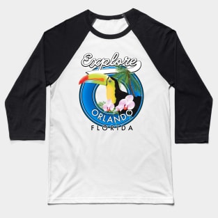 Orlando Florida travel patch. Baseball T-Shirt